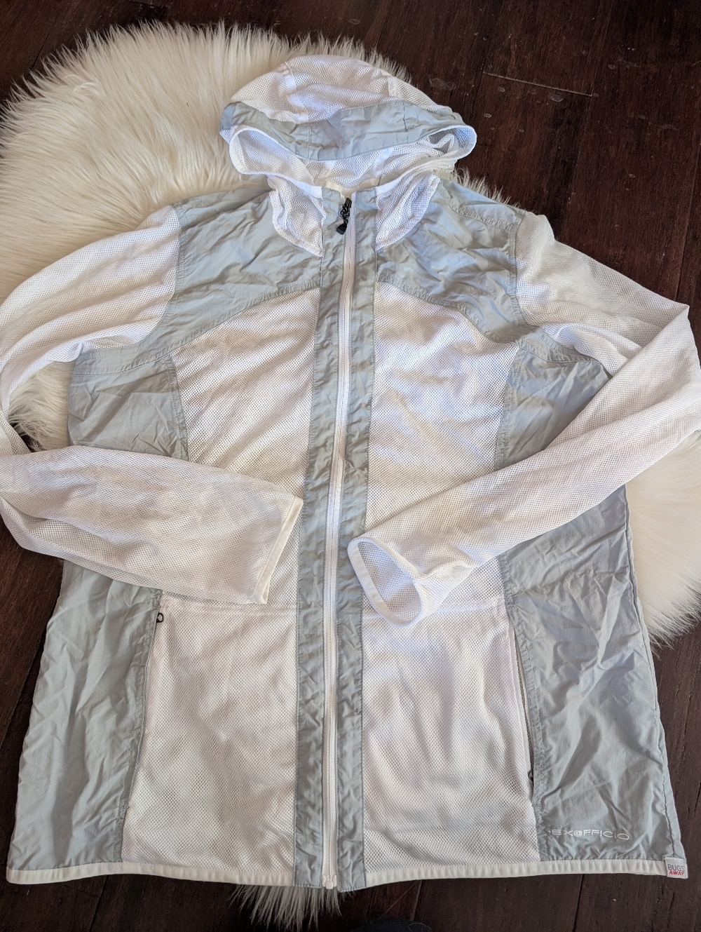 Exofficio Women's BugsAway Damselfly Jacket Full Zip L Large 12-14